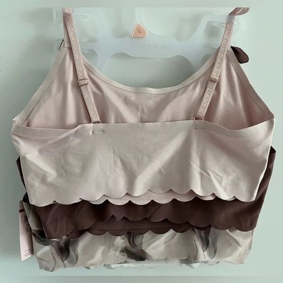Danskin 3pc Super Soft Pull-on Bra Set. Removable Pads, Adjustable Straps - Picture 3 of 15